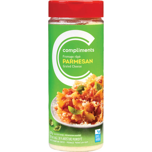 Compliments Grated Parmesan Cheese, 250 g