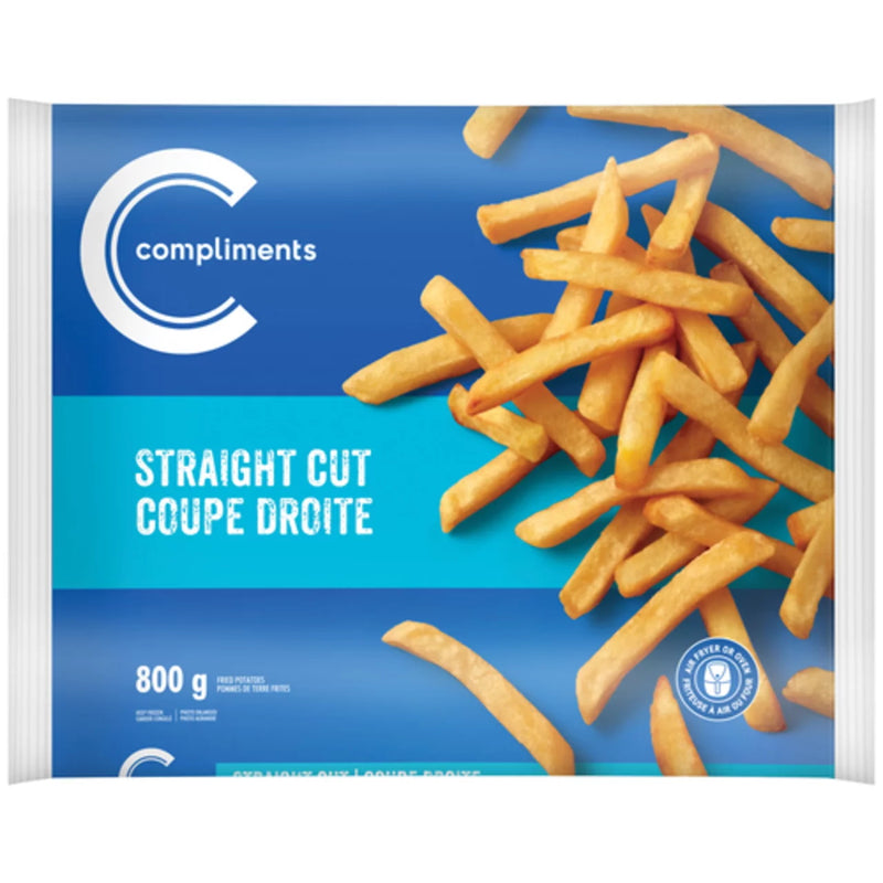 Compliments Straight Cut Fried Potatoes, 800 g