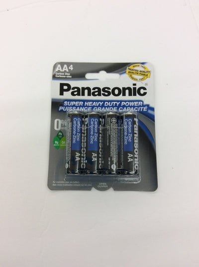 Panasonic Super Heavy Duty Power AA Batteries, 4 ct