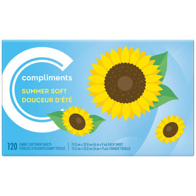 Compliments Fabric Softener, 120 ct