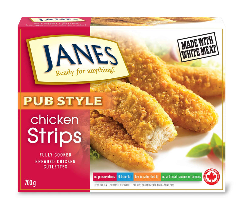 Janes Pub Style Chicken Strips, 700 g