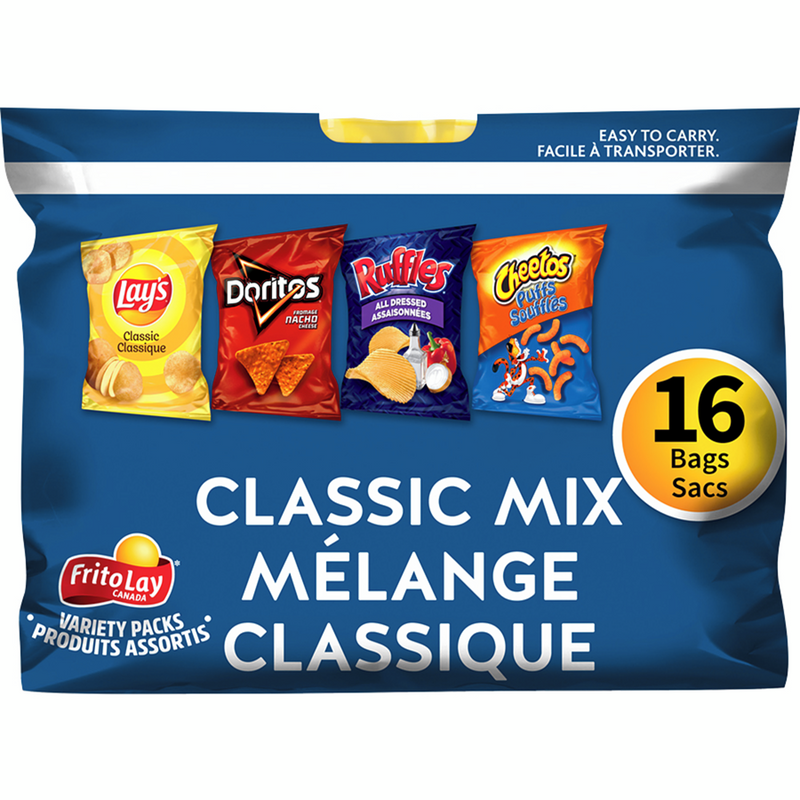 Frito Lay Classic Mix Bags, 16 ct