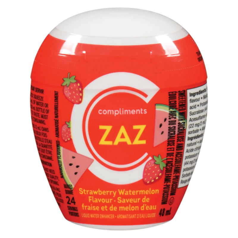 Compliments Liquid Water Enhancer Strawberry Watermelon, 48 mL