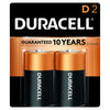 Duracell Alkaline D2 Batteries, 2 batteries