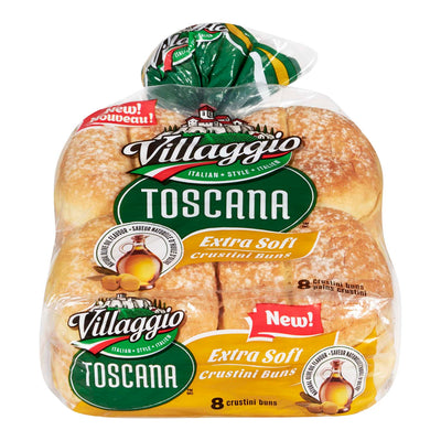 Villaggio Toscana Extra Soft Crustini Buns, 8 ct