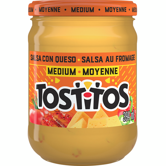Tostitos Salsa Medium Con Queso, 394 mL