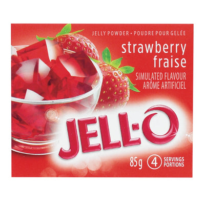 Jell-O Strawberry Fraise, 85 g