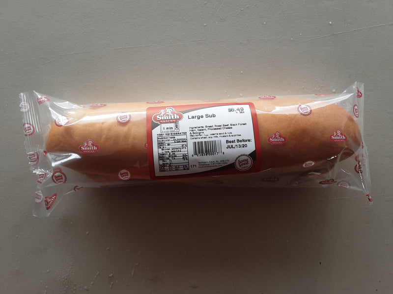 Smith's Large Sub, 1 ct