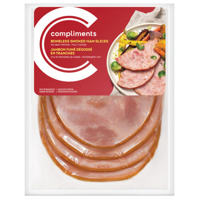 Compliments Boneless Smoked Ham Slices, 1 ct