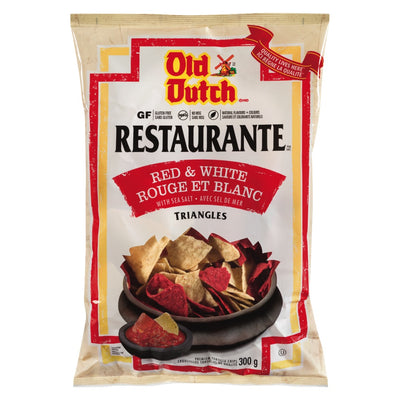 Old Dutch Restaurante Red & White Tortilla Chips, 300 g