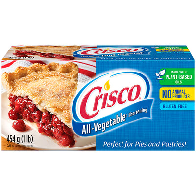 Crisco All Vegetables Gluten Free Plant-Based Shortening, 454 g