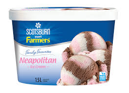 Scotsburn Joins Farmers Neapolitan Ice Cream, 1.5 l