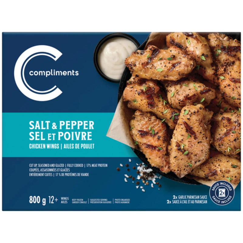 Comp Salt&Pepper Wings 800g 1 ea