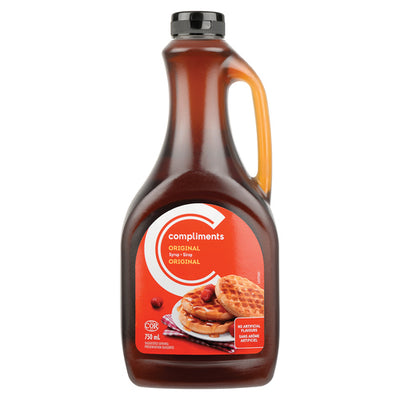 Compliments Original Syrup, 750 mL
