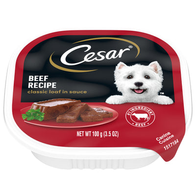 Cesar Canine Cuisine Beef Recipe Dog Food, 100 g