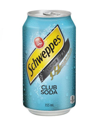 Schweppes Club Soda, 355 mL
