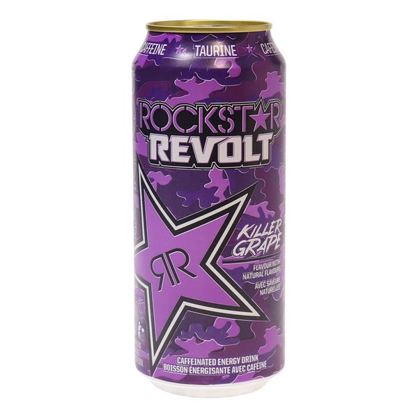 Rockstar Revolt Killer Grape Energy Drink, 1 ct