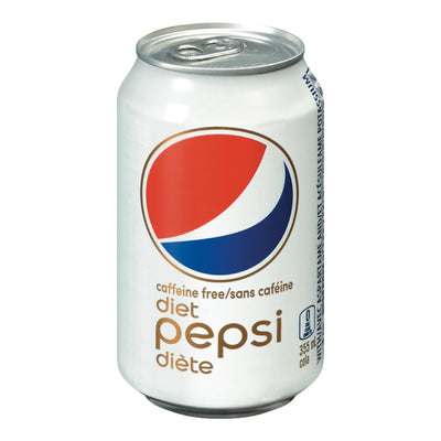 Pepsi Caffeine Free Diet Cola Soda, 355 mL