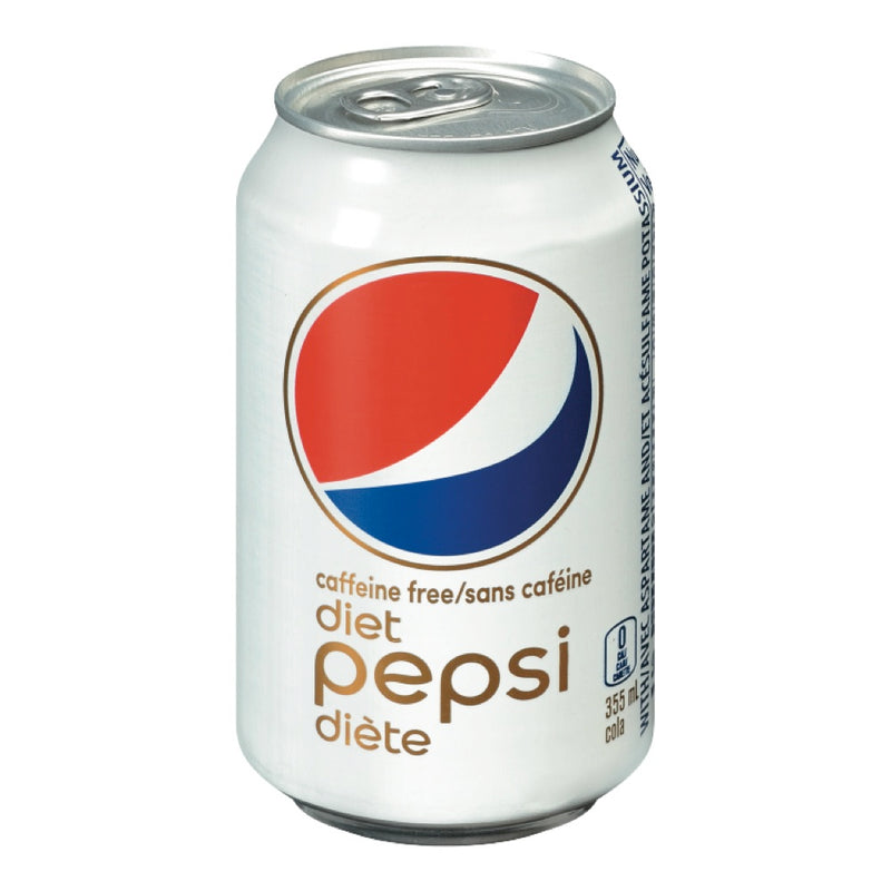 Pepsi Caffeine Free Diet Cola Soda, 355 mL