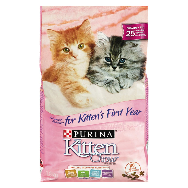 Purina Kitten Chow Cat Food, 1.8 kg